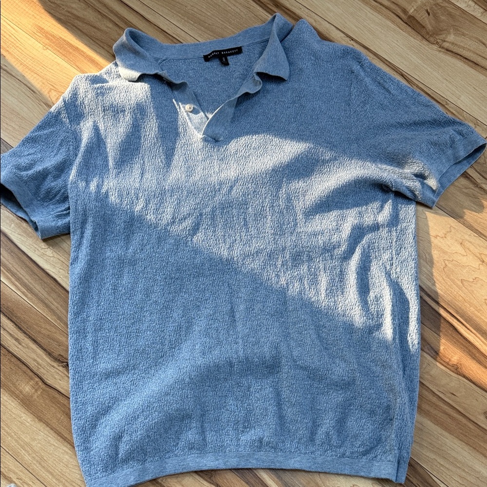 ROBERT BARAKETT Men's Blue Polo Shirt